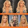 perruque de cheveux blond miel