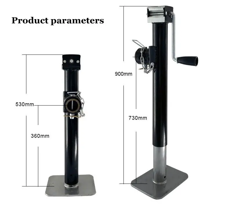 Boat Trailer Axle Standard Size Trailer Leveling Jacks Hot Selling