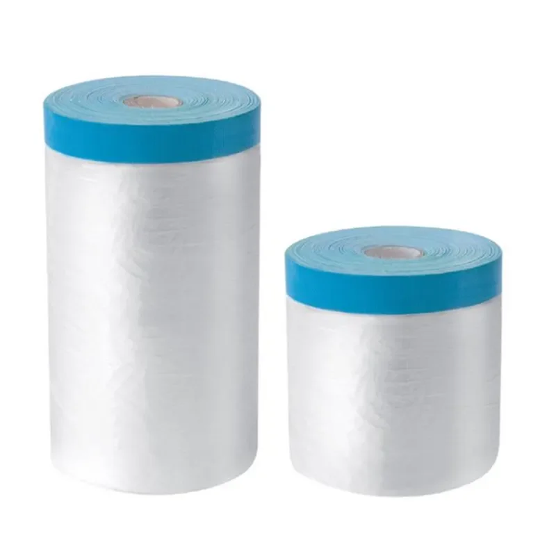 Residue Free Kraft Paper Pre Taped Overspray Masking Film for Automotive Paint Treatm