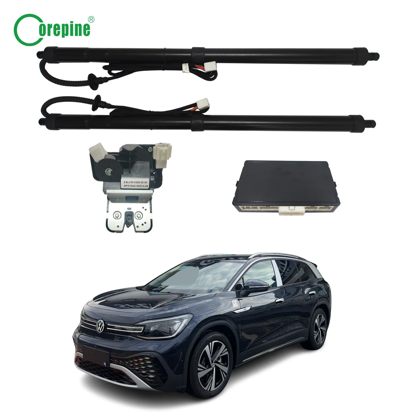 Corepine  Smart Power Automatic Car Electric Tailgate Lift System Kit Strut for 2021-2023 Volkswagen lD.6 Body Parts