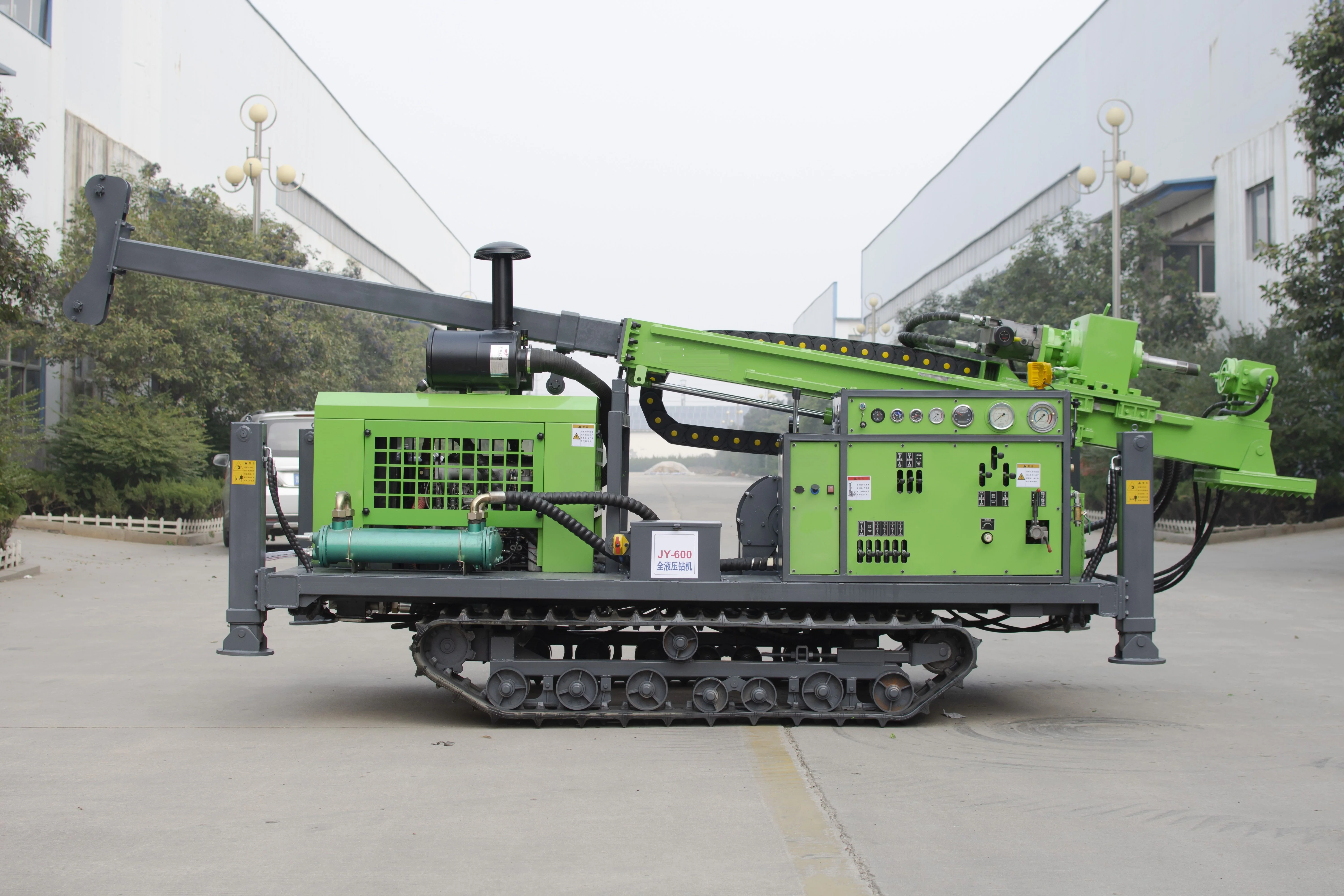 Full Hydraulic Mini Core Sample Geotechnical Sampling Drill Rig Machine with NQ and BQ