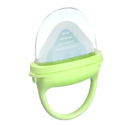 Прорезыватель для зубов, игрушка для детей, легкая захват, Замороженные Свежие фрукты, Вегетарианская пюре, силиконовая кормушка, наполнение грудным молоком водой, замороженный гель для зубов