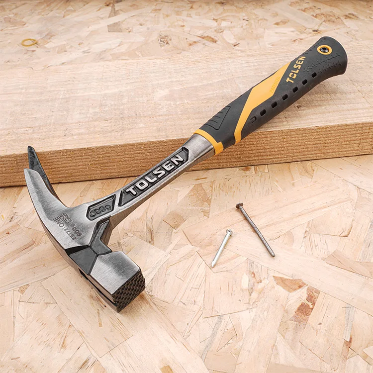 TOLSEN 25172 Roofing Hammer - Premium One Piece Forged Tool