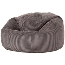 customized wholesale indoor soft corduroy cotton modern beanbag sofa chair cover