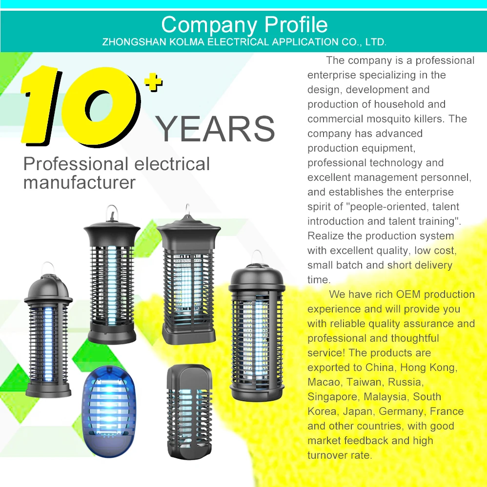 Mosquito Killer Lamp Mosquito Trap Electronic Mosquito Zapper For Home