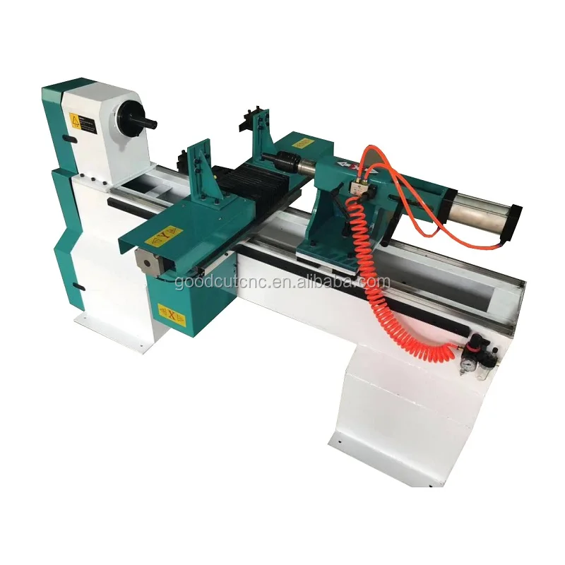 High Speed Cnc Wood Lathe Mini Machine with 2 Cutters