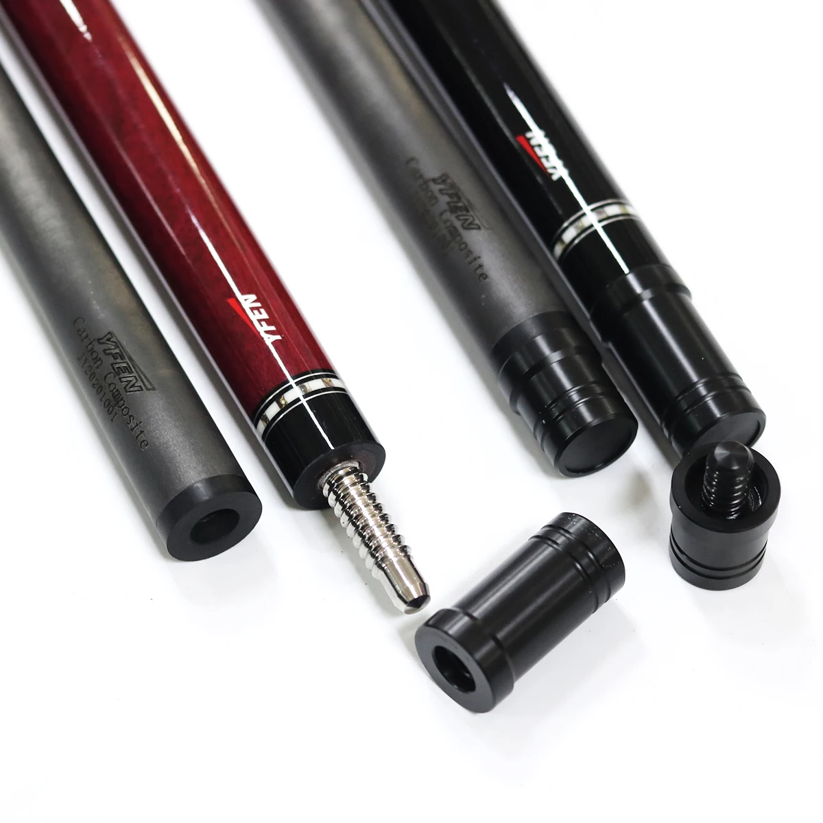 High End Yfen Carbon Fiber Shaft Maple Wood Butt Billiard Jump