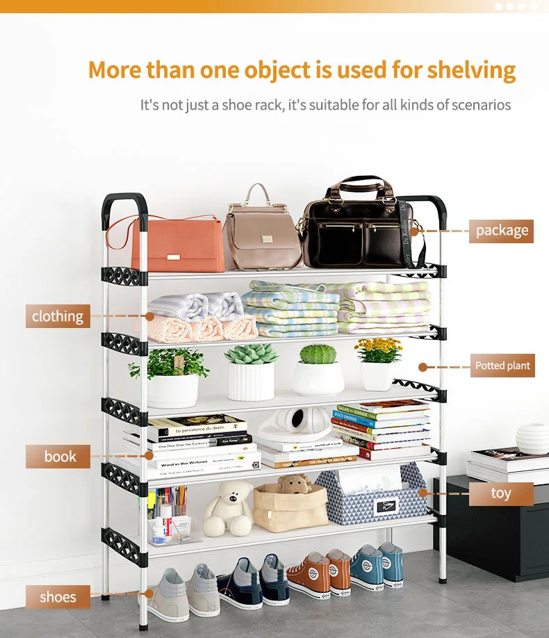 Stainless Steel Shoe Racks - Versatile Storage Solutions
