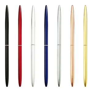 Luxury Nordic Style Metal Ballpoint Pen with Custom Logo Eco-friendly Advertising Desk Pen for Business Office and Hotel