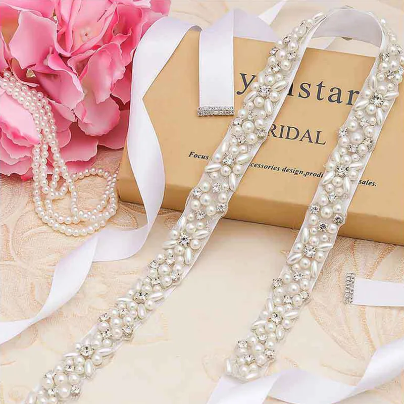 Ribbon Wedding Belts Wedding Dress Belt Azaleas Rhinestone Bridal