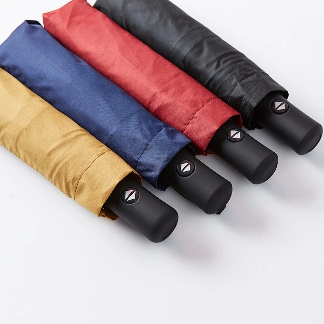 Складной автоматический зонт-дождевик с логотипом на