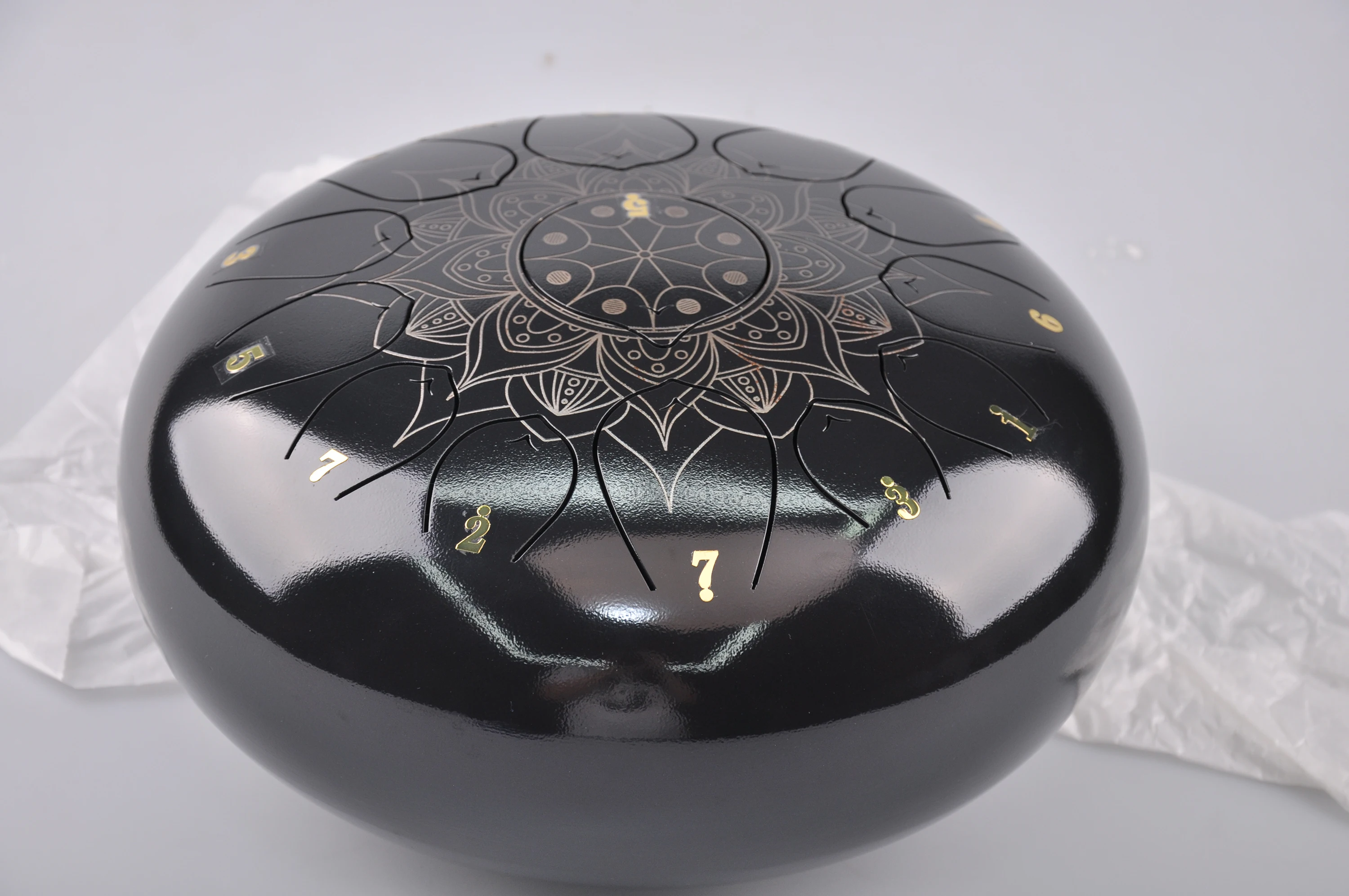 スチールタンブルドラム 5-7キー 13音 ハンドパン 楽器 バッグ付き