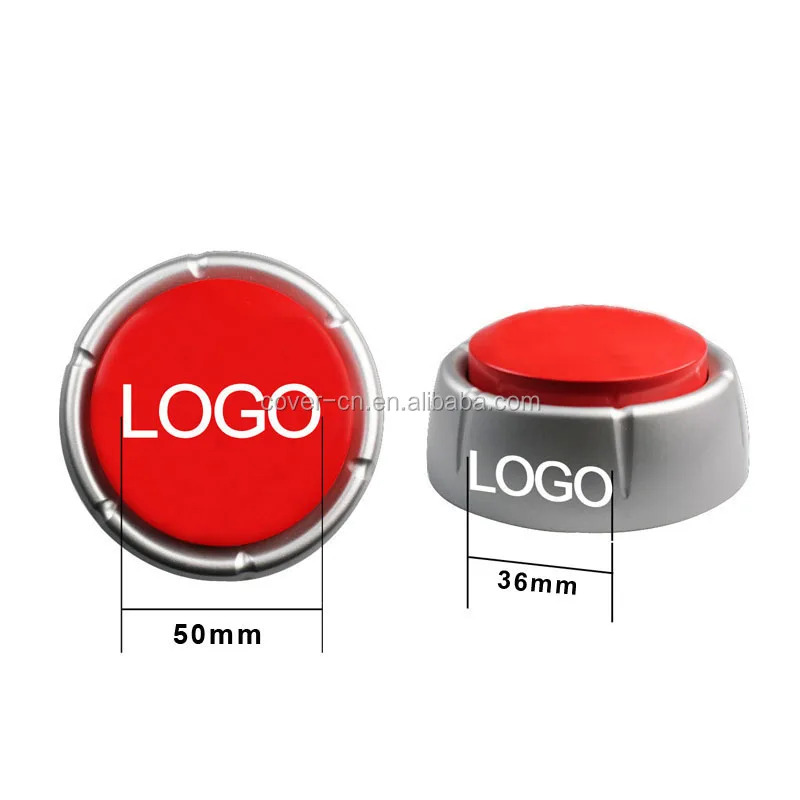 Professional Sound Button Factory Family Office Game Party Toys Custom Talking Buzzers Yes or No Button SORRY and MAYBE Buttons