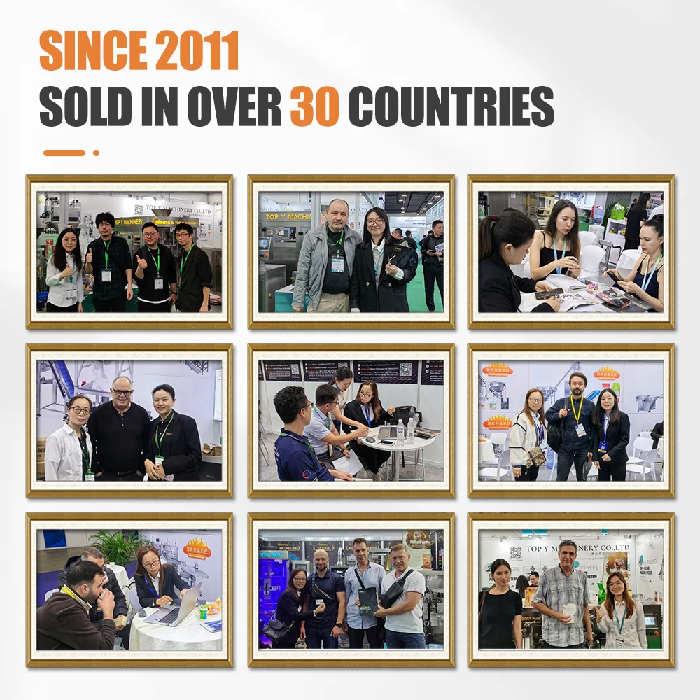 Horizontal Automatic Vacuum Coffee Beans Pouch Filling Packaging Zipper Stand up Plastic Kraft Paper Premade Bag Packing Machine
