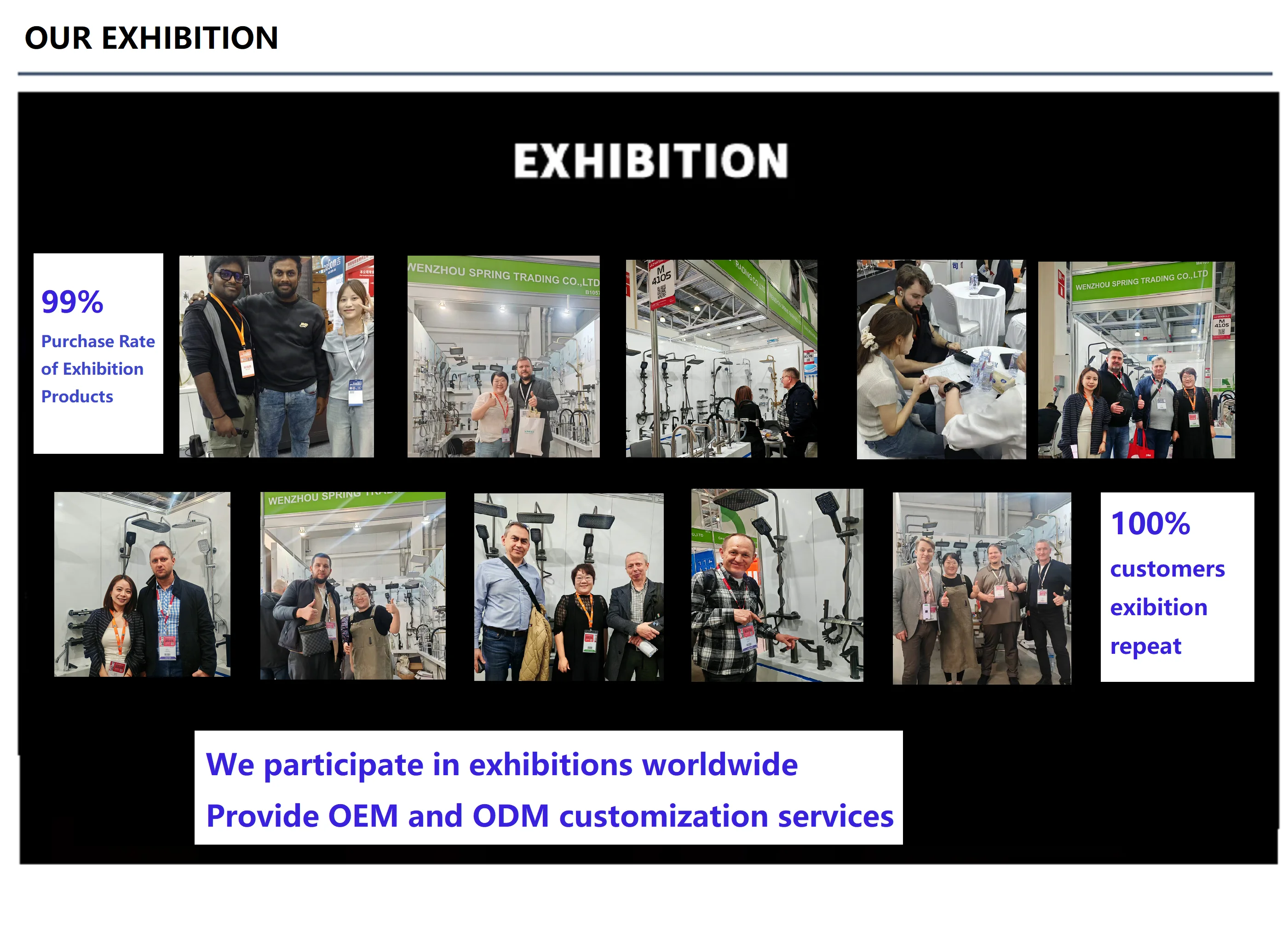 International trade exhibition participation