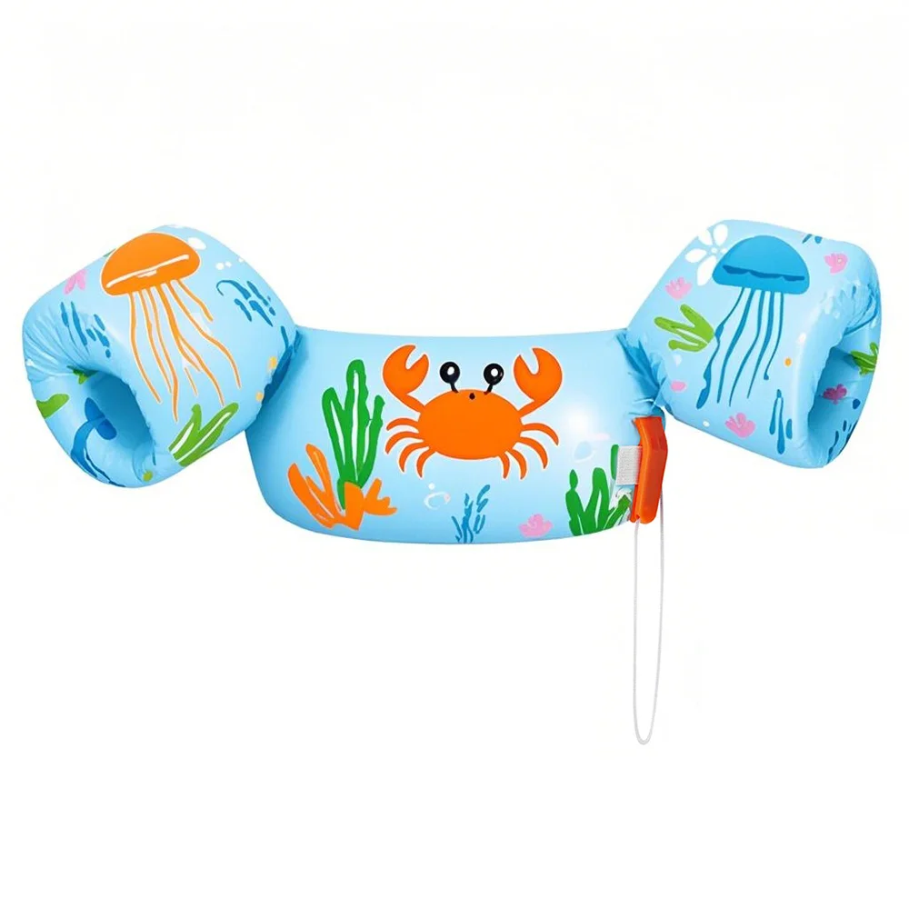 product ce certified custom kids neoprene life jacket toddler floating vest for swimming training child aid epe foam baby lifejacket-11