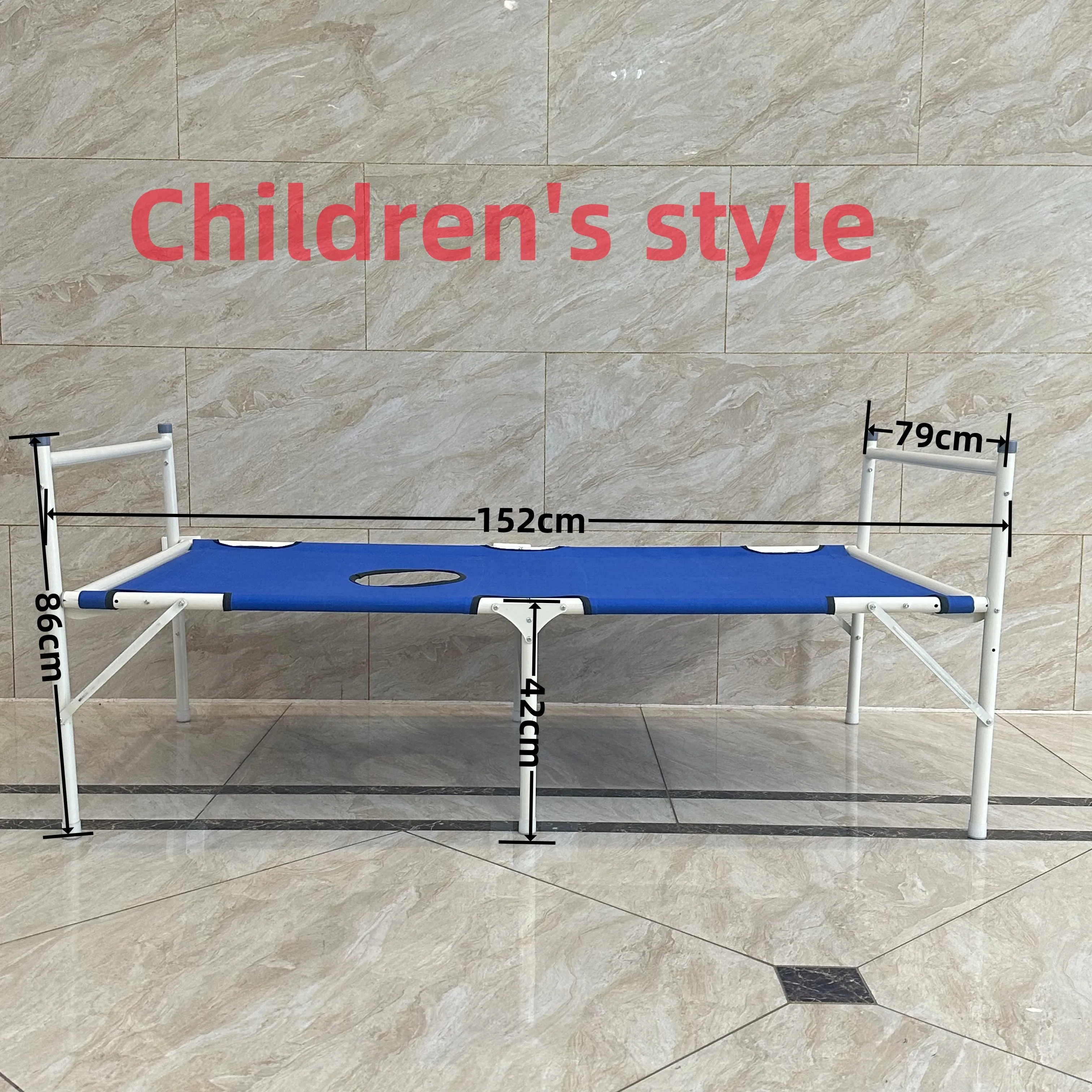 Factory Direct Double Waterproof Oxford Cloth Folding Medical Bed Adult Treatment Bed Cholera Pestis Military Hospital Bed