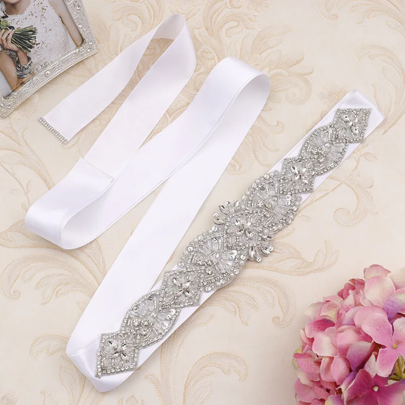 Rhinestones Bridal Sash - Elegant Wedding Dress Accessory Rhinestones Bridal Sash - Elegant Wedding Dress Accessory