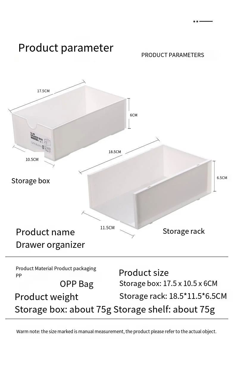 Multilayer drawer clutter box Desktop plastic box toiletries organizer Kitchen storage box Snack organizer basket supplier