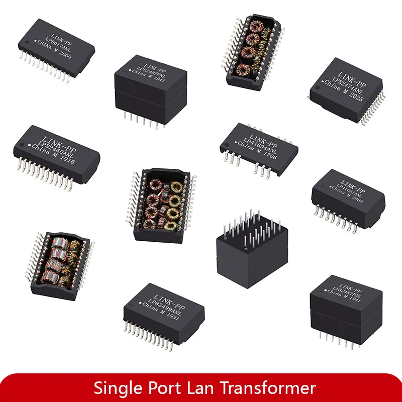 Modules Pulse Discrete Frequency Magnetic Smd Filter Gigabit Pcb Power Amplifiers Ethernet Isolation Poe+  Lan Transformers