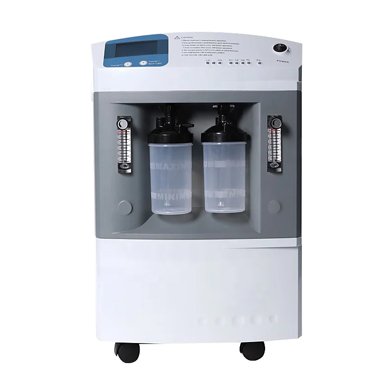 medical grade dual flow oxygen concentrator hospital home use two people used oxygen-concentrator double flows 10l  stock