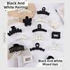 Black and white-eight-piece set