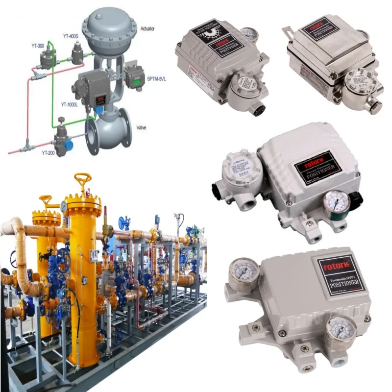 Valve Switching Skid with Rotoc YTC YT-1000L YT-1050 YT-1200R Polohovač ventilu YT-200 redukční ventil YT-300 zesilovač