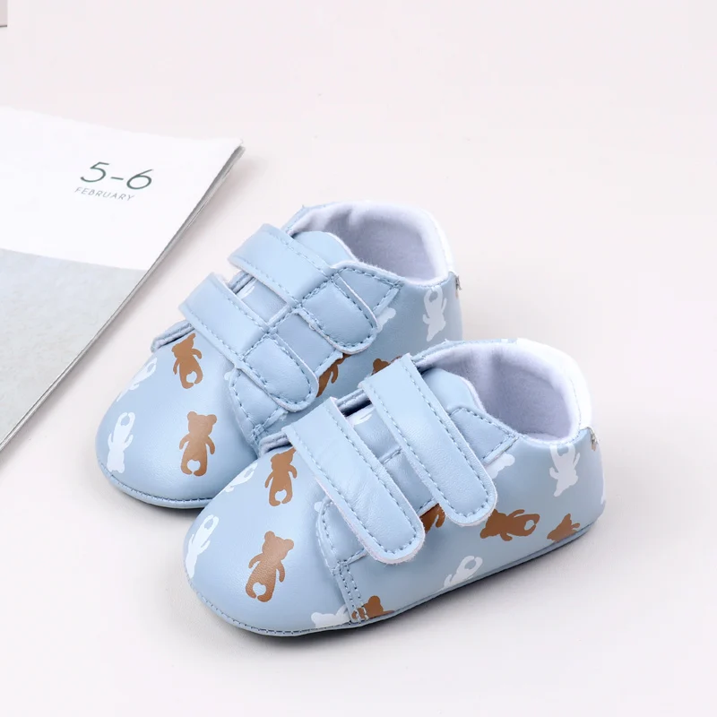 Unisex Hot Selling 2024 Spring Autumn Style Casual Shoe Anti-Slip Sole Toddler Walking Shoe Boys and Girls Soft High Quality PU