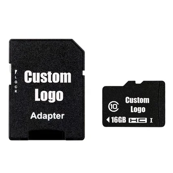 Custom LOGO 128MB 1GB 2GB 4GB 8GB 16GB 32GB 64GB 128GB TF Memory Card for Gaming Devices Security Camera 4K Video Speaker