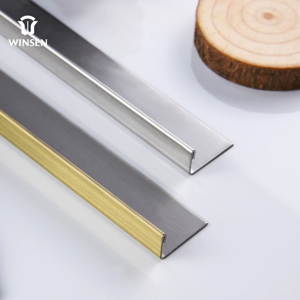 Ceramic Edge Protector Angle Metal Strips Transition Profile Aluminum L Shaped Silver Tile Trim
