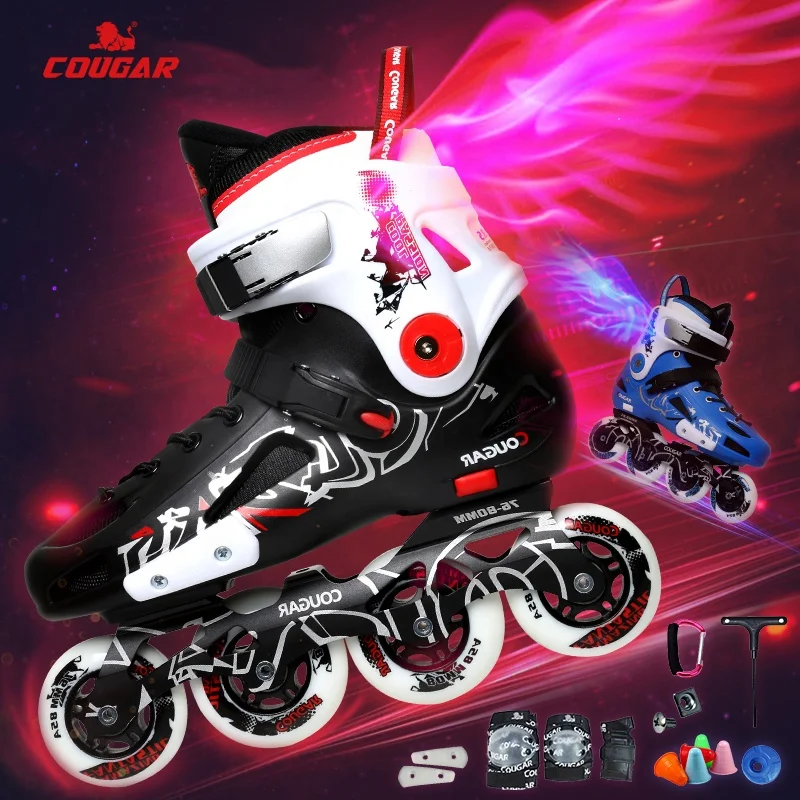 Cougar Factory Made Four Wheels Attachable Roller Skates in High Quality Skate Shoes Price Roller Skates Inline