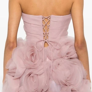 Sexy Pink Casual  Mini Dress  Floral Sleeveless Solid Color Ruffle Fashion Dress Party Dress Colors Optional