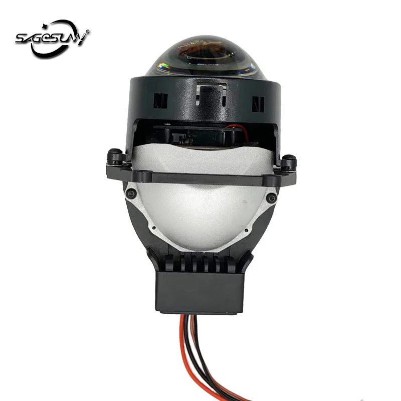 無料レーザーロゴ55W3.0インチBiLEDプロジェクターレンズヘッドライト