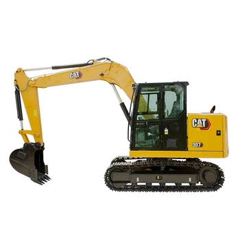 2023 new stock latest generation Caterpillar 7 ton hydraulic excavator improved 307 model