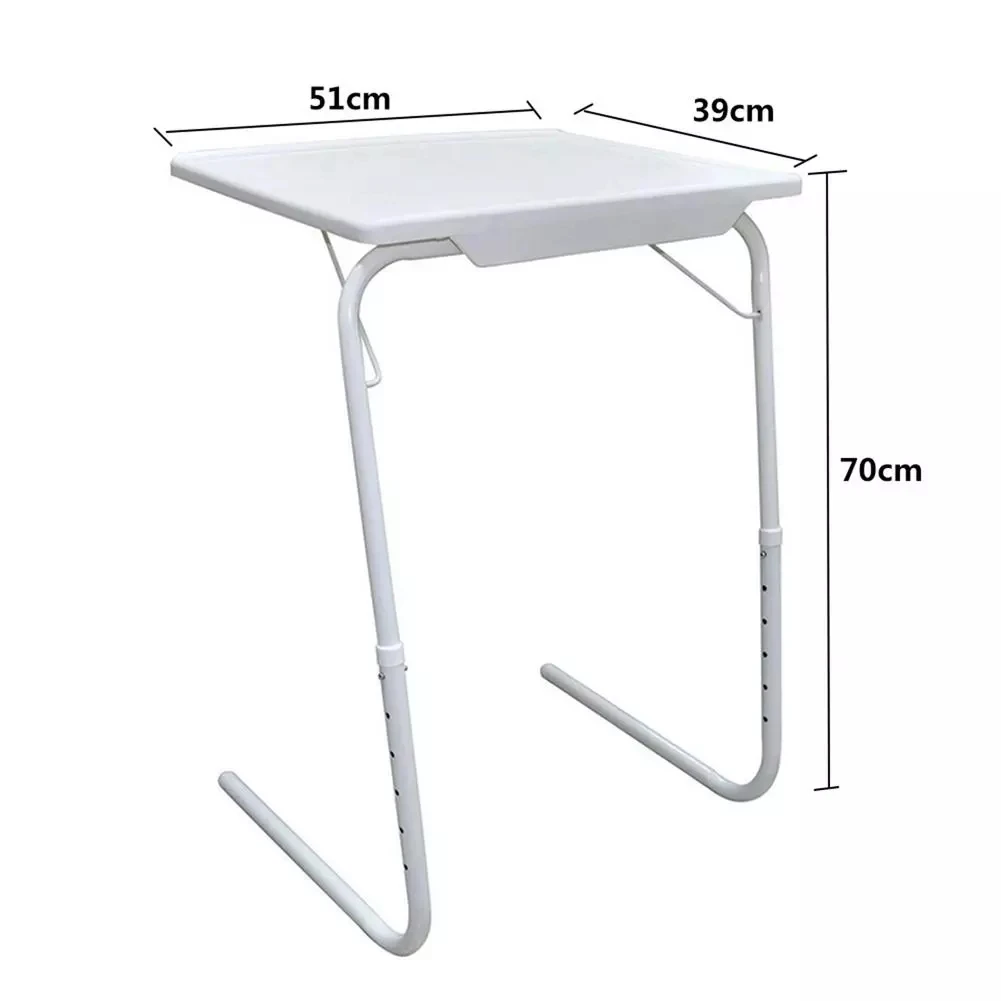Adjustable Computer Table Folding Bed Side Sofa Side Table Working Laptop Desk Mate