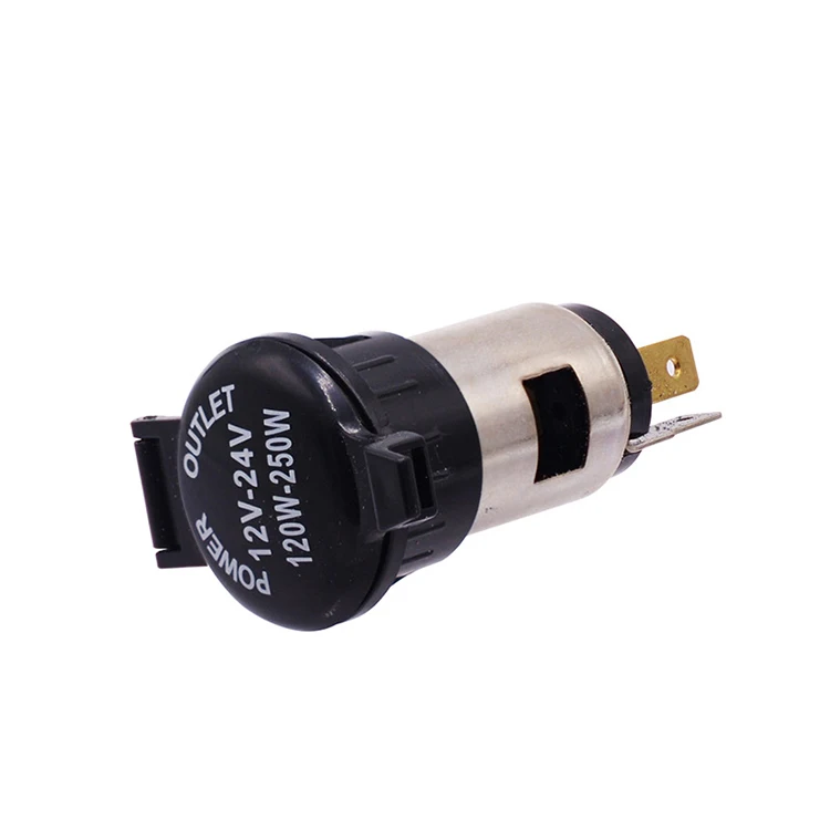 Modern Design DC12V Car Cigarette Lighter Socket 12-24V Waterproof Power Plug Outlet