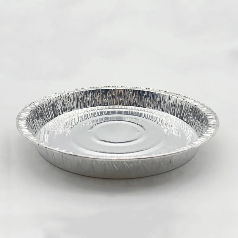 product tia yb67 75  inch disc  round cake pizza bread loaf baking tart tray take out food containers disposable aluminum foil bowl-3