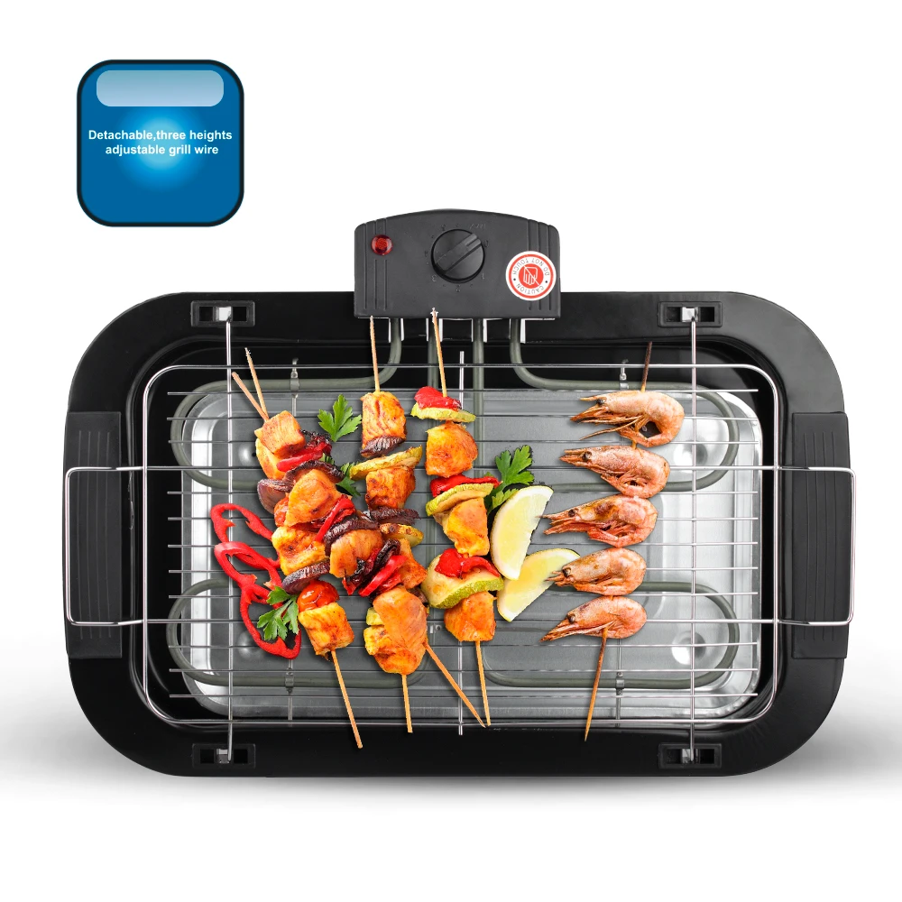 Tristar Barbecue électrique de Table BQ-2824, 2000 W, des grillades sans fumée