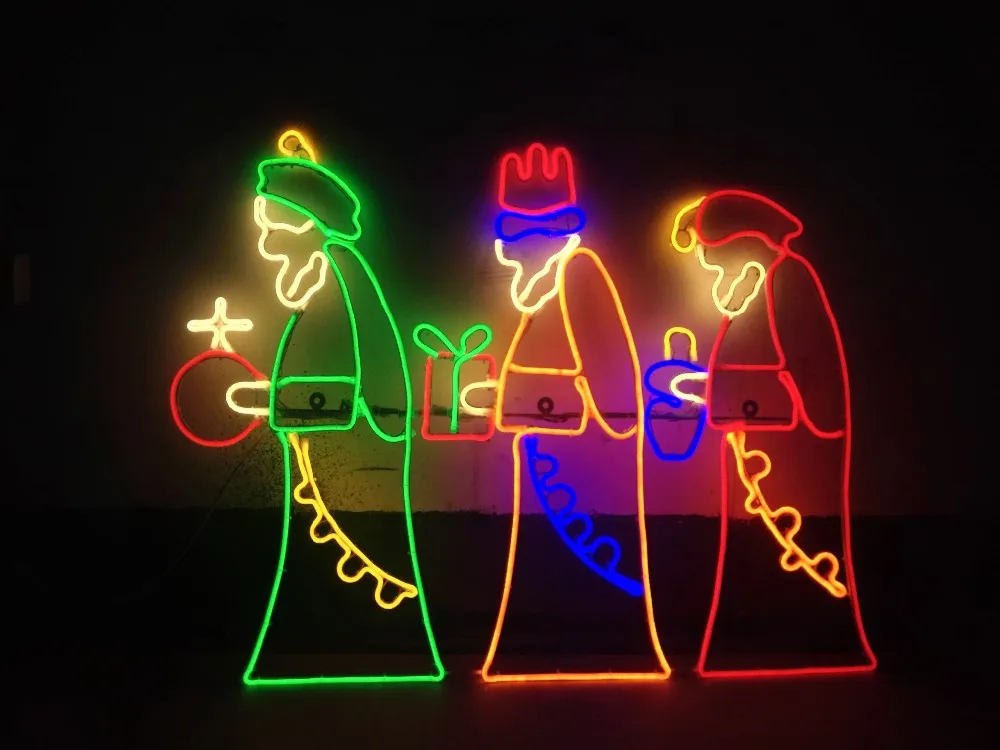 The Birth of Jesus Nativity Scene Outdoor Decoration Large LED