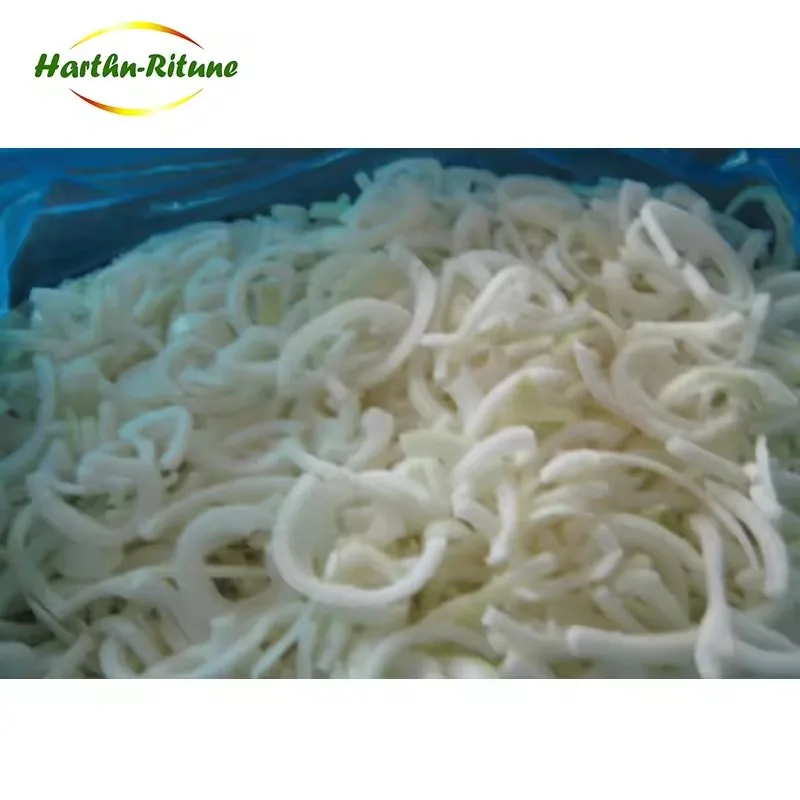 Wholesale IQF fagyasztott hagymacsíkok, kockázott friss fagyasztott zöldségek ára