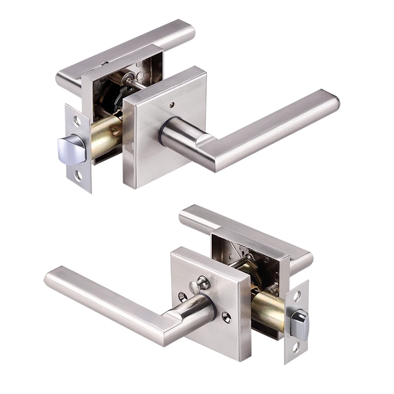 Китайский производитель замков, дверной замок с ручкой из цинкового сплава, Лидер продаж в Канаде и Америке, Внутренний дверной замок