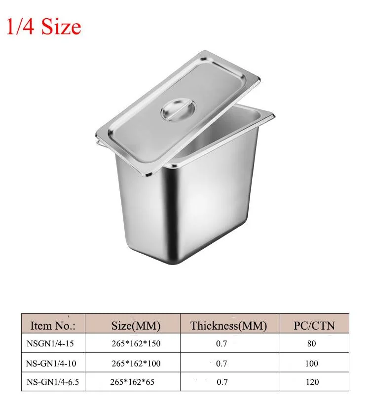 Commercial Kitchen Catering Equipment Stainless Steel Gn Food Pan ...