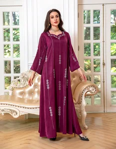 Luxury Moroccan Kaftan Beaded Embroidery Design Fabric