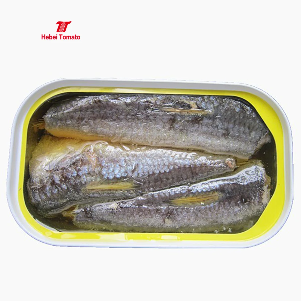 Canned Seafood Sardines 125g And Mackerel In Tomato Sauce For Ghana