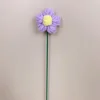 Coeur jaune violet