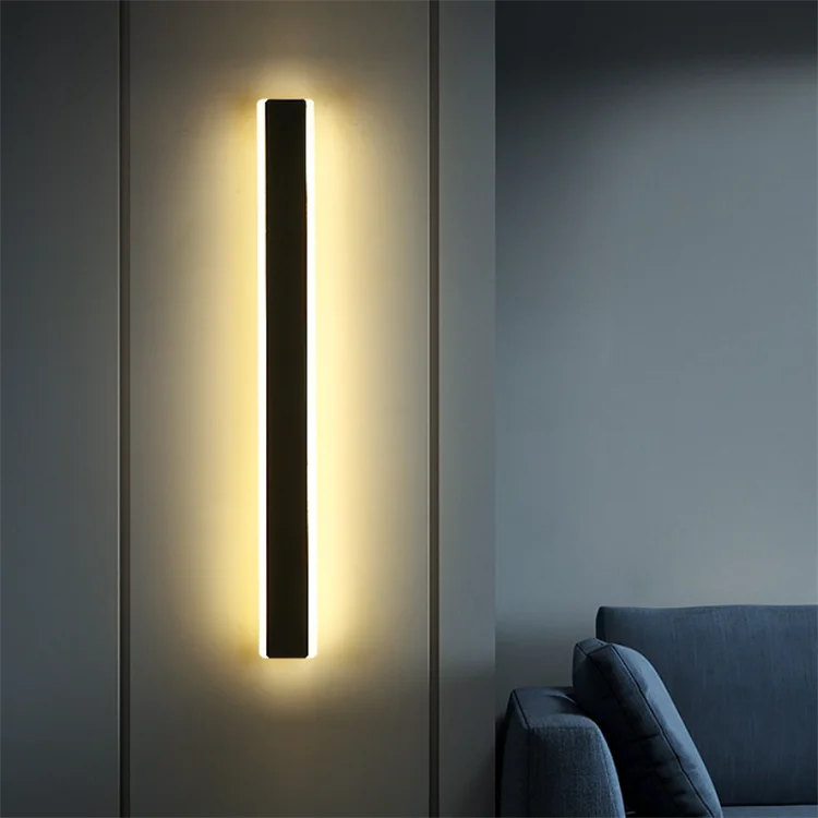 Modern Simple LED Wall Linear Light Living Modern Room Wall Lamp Long Wall Lamp Lights Bedside Bedroom Lighting Indoor
