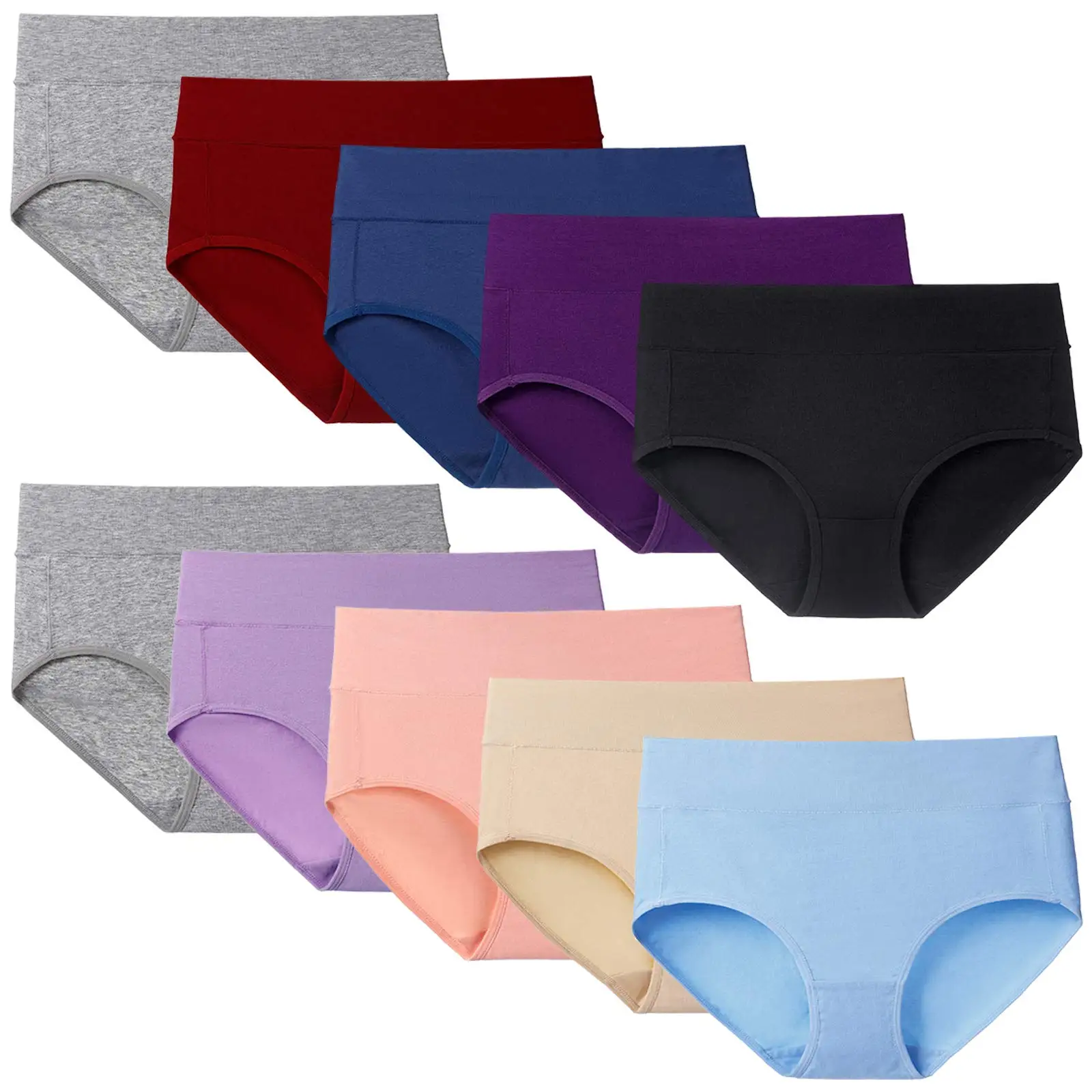 Wholesale Custom Eco Friendly Wide Waist Women's Panties Underwear ...