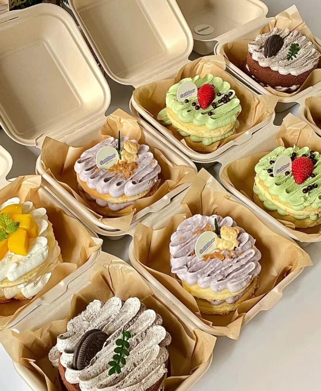 Rectangular Snacks Wholesale Gold Plastic Food Container Rectangle Snack Packing Box With ...