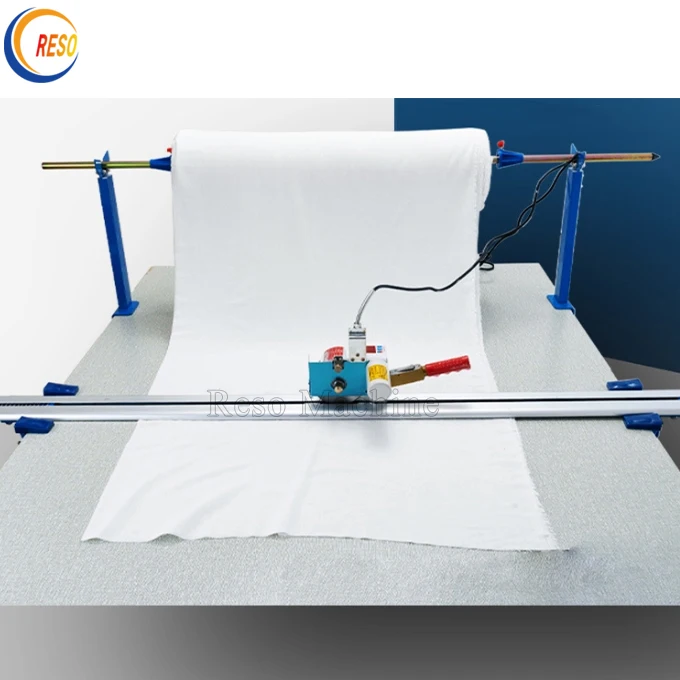 Electric Scissors for Cutting Fabric Roll Fiber Round Knife Cloth End Cutter Cutting Machine