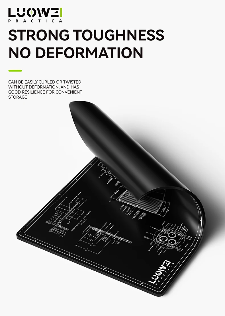 LW-M3 27Inch Bend-Free Heat Resistant Repair Mat Waterproof Dirt-Resistant Insulation Pad for Phone Soldering Work
